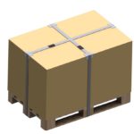 Box-on-pallet-strapped