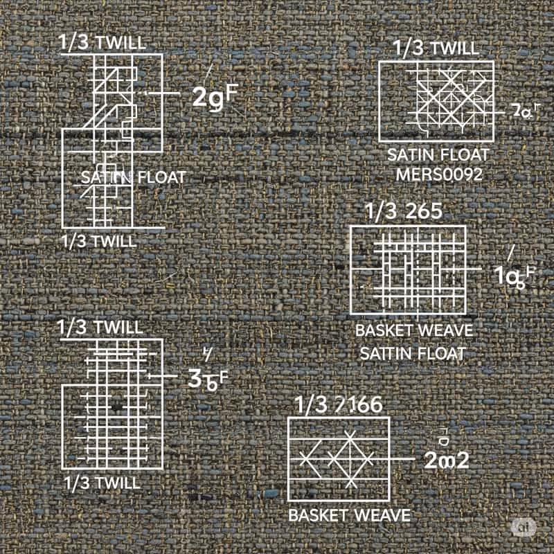 textile fabric Weaving Formulas
