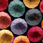 nylon clothed umbrellas