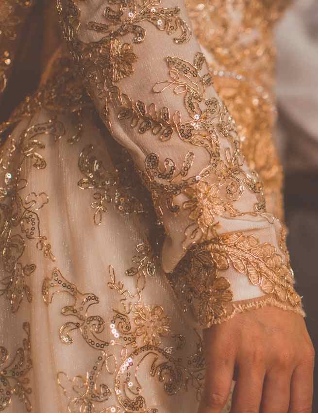 beaded dress