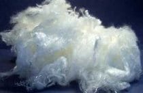 White modal staple fibre