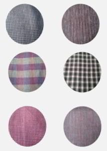 linen checks and stripes