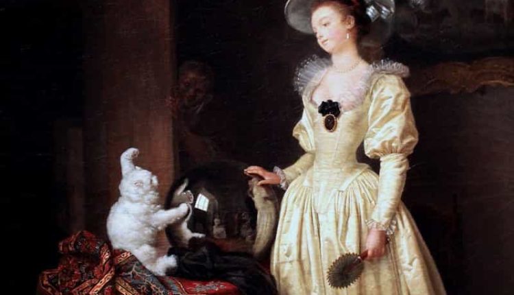 French painting of the Baroque-Rococo of the 18th century