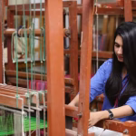 a textile university student