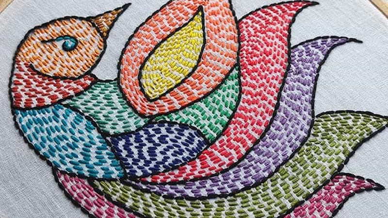 kashida embroidery types