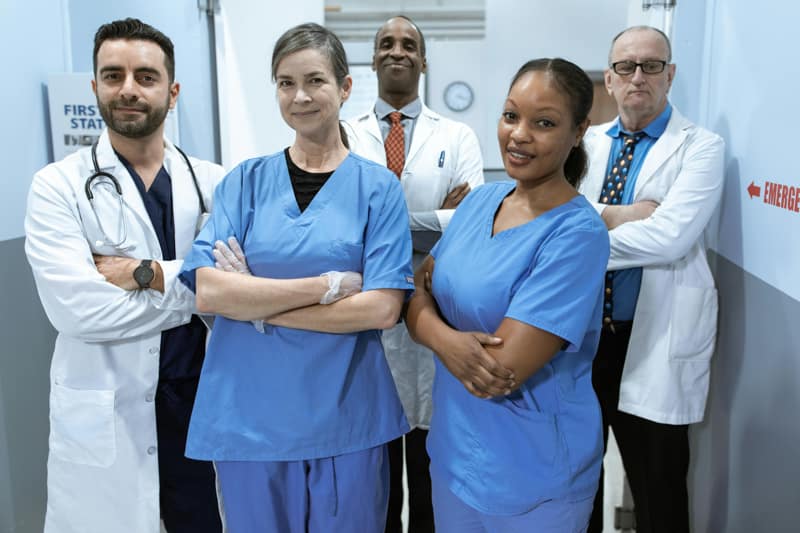 medical professionals uniform