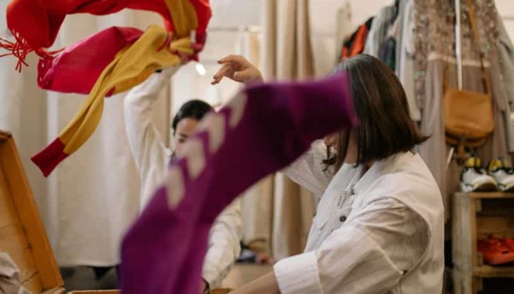 segregate fabrics for recycling