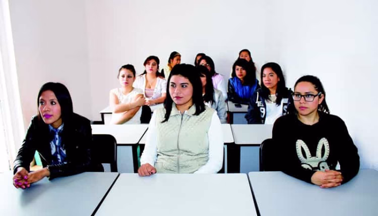 students in a classroom