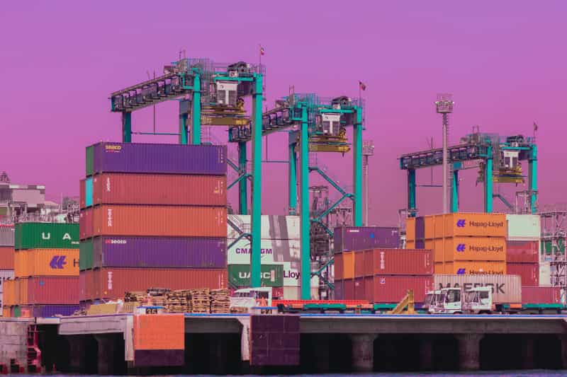 supply chain network - port