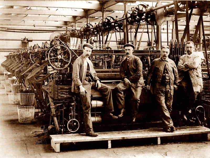 textile factory workers
