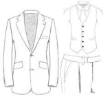 three piece suit