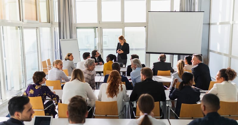 training session for textile manufacturers