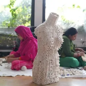 Transforming Textile Scraps into High-Fashion Pieces