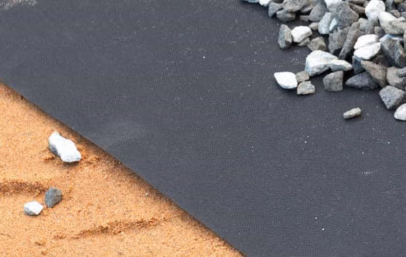 A geotextile road layer (Geotech)
