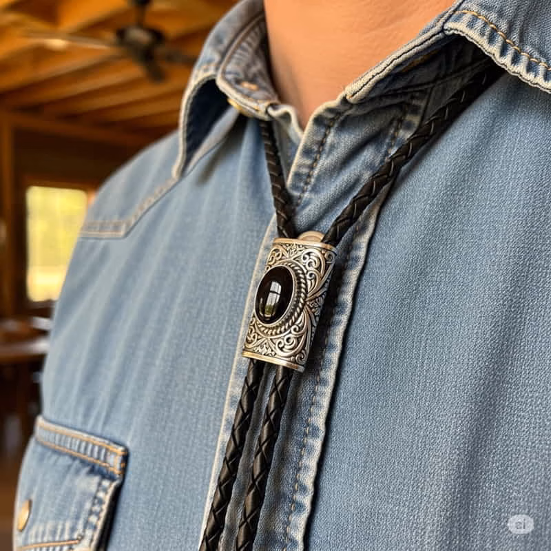 bolo neck tie