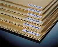 corrugated paper sheets