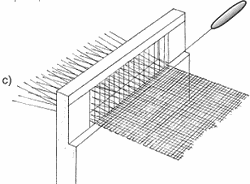 weaving - beating