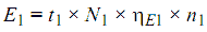 spinning mill energy consumption formula