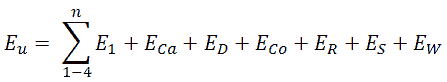 spinning mill energy consumption formula